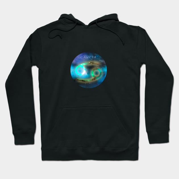 Cancer Galaxian Hoodie by crtswerks